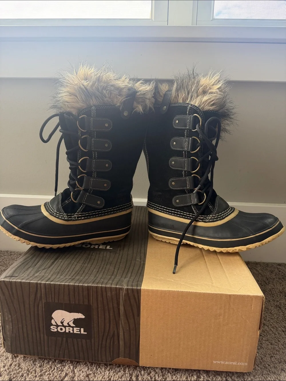 Sorel tall lace
